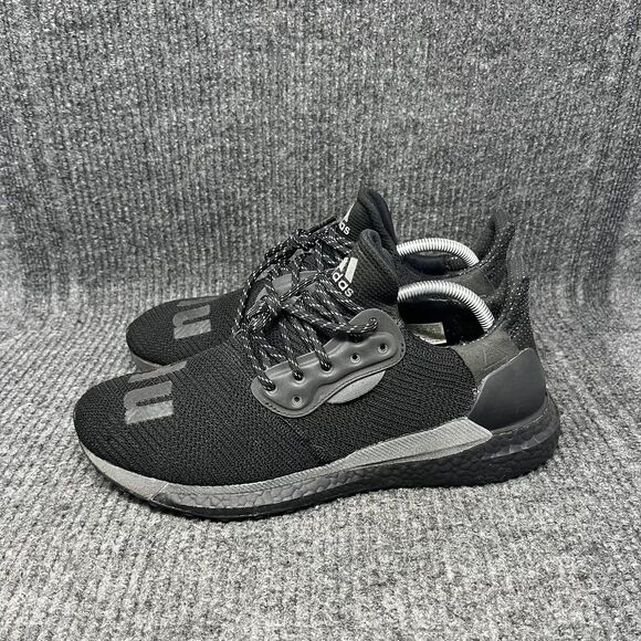 Adidas Originals Solar Hu Pharrell Black Future Boost Shoes Mens 10.5 GX2485 - Picture 3 of 8